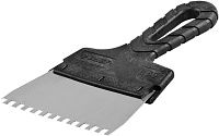 Шпатель фасадный 150 мм зубчатый ЗУБР Мастер, нержавеющая сталь Шпатель фасадный 150 мм зубчатый ЗУБР Мастер, нержавеющая сталь