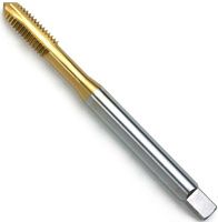 Метчик машинный спиральный UNC 3/8" DIN 371 HSSE-TiN H-Tools 74518ETHT, дюймовая резьба Метчик машинный спиральный UNC 3/8" DIN 371 HSSE-TiN H-Tools 74518ETHT, дюймовая резьба
