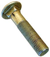 Болт мебельный с усом М10х50 мм DIN 607, желтый цинк Болт мебельный с усом М10х50 мм DIN 607, желтый цинк