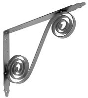 Кронштейн для полок фигурный 300х225 мм Домарт модель 6, без покрытия Кронштейн для полок фигурный 300х225 мм Домарт модель 6, без покрытия