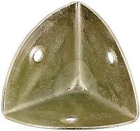 Уголок для ящика (оковка) 35х35 мм GAH ALBERTS 347611, желтый цинк Уголок для ящика (оковка) 35х35 мм GAH ALBERTS 347611, желтый цинк