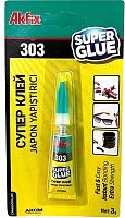 Суперклей 3 гр Akfix 303 GA0031 Суперклей 3 гр Akfix 303 GA0031