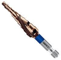 Сверло по металлу ступенчатое с винтовой проточкой и шестигранным хвостовиком Кобальт ЗУБР Сверло по металлу ступенчатое с винтовой проточкой и шестигранным хвостовиком Кобальт ЗУБР