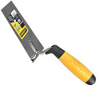 Кельма нержавеющее полотно трапеция с двухкомпонентной ручкой Stayer Profi Кельма нержавеющее полотно трапеция с двухкомпонентной ручкой Stayer Profi