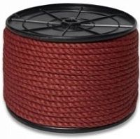 Канат джутовый тросовой свивки, красный (на катушке 200 мм) Канат джутовый тросовой свивки, красный (на катушке 200 мм)