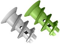 Дюбель для гипсокартона 22 мм GK/GK Green Fischer Дюбель для гипсокартона 22 мм GK/GK Green Fischer