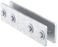 Соединитель продольный для балки FMP Fischer FMPC 90 554236, горячеоцинкованная сталь Соединитель продольный для балки FMP Fischer FMPC 90 554236, горячеоцинкованная сталь