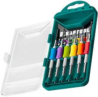 Набор отвёрток для точных работ Kraftool Precision-6 25679, сталь SNCM, 6 предметов в кейсе Набор отвёрток для точных работ Kraftool Precision-6 25679, сталь SNCM, 6 предметов в кейсе