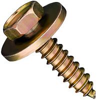 Саморез автомобильный с шестигранной головкой и шайбой 5,5х19 мм К2123 Саморез автомобильный с шестигранной головкой и шайбой 5,5х19 мм К2123