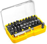 Набор бит 25 мм, C1/4" с магнитным адаптером E1/4" Stayer ProFix 26135-H32, сталь Cr-Mo, 32 предмета в боксе Набор бит 25 мм, C1/4" с магнитным адаптером E1/4" Stayer ProFix 26135-H32, сталь Cr-Mo, 32 предмета в боксе