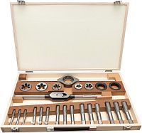 Резьбонарезной набор UNC1/2"-1" HSS Bucovice 345200, крупная дюймовая резьба, 24 предмета Резьбонарезной набор UNC1/2"-1" HSS Bucovice 345200, крупная дюймовая резьба, 24 предмета