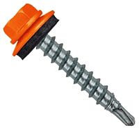Саморез кровельный со сверлом 4,8х29 RAL 2004 чистый оранжевый Саморез кровельный со сверлом 4,8х29 RAL 2004 чистый оранжевый