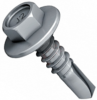 Саморез кровельный по металлу, с буром JT2-6-5,5х22 мм EJOT 3573300634, оцинкованная сталь Саморез кровельный по металлу, с буром JT2-6-5,5х22 мм EJOT 3573300634, оцинкованная сталь