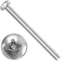 Винт с полукруглой головкой М5х100 DIN 7985, нержавеющая сталь А2 Винт с полукруглой головкой М5х100 DIN 7985, нержавеющая сталь А2