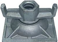 Гайка с шарнирной плитой для опалубки, оцинкованная Гайка с шарнирной плитой для опалубки, оцинкованная