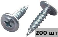 Саморез с прессшайбой острый 4,2х19, оцинкованная сталь, 200 шт Саморез с прессшайбой острый 4,2х19, оцинкованная сталь, 200 шт