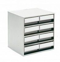 Кассетница с ячейками в металлическом корпусе 400х300х395 мм, Treston 0830-1 Кассетница с ячейками в металлическом корпусе 400х300х395 мм, Treston 0830-1