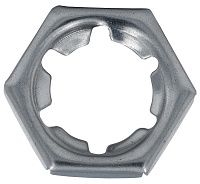 Гайка стопорная DIN 7967 пружинная, оцинкованная сталь Гайка стопорная DIN 7967 пружинная, оцинкованная сталь