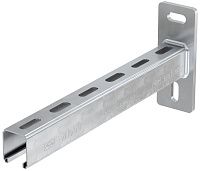Консоль для монтажной системы FLS Fischer ALK 37х450 мм 538744, оцинкованная сталь Консоль для монтажной системы FLS Fischer ALK 37х450 мм 538744, оцинкованная сталь