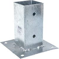 Основание столба прикручиваемое GAH ALBERTS, горячий цинк Основание столба прикручиваемое GAH ALBERTS, горячий цинк