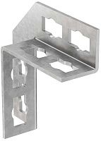 Универсальный уголок для профиля FUS Fischer PUWS 4х4 542710, горячеоцинкованная сталь Универсальный уголок для профиля FUS Fischer PUWS 4х4 542710, горячеоцинкованная сталь