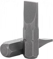 Бита прямой шлиц Sl 6,5 длина 25 мм, 1/4" Ombra 514565, сталь S2 Бита прямой шлиц Sl 6,5 длина 25 мм, 1/4" Ombra 514565, сталь S2