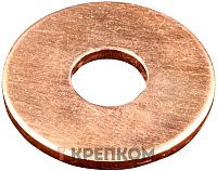 Шайба увеличенная М8 DIN 9021, бронза (Silicon bronze) Шайба увеличенная М8 DIN 9021, бронза (Silicon bronze)