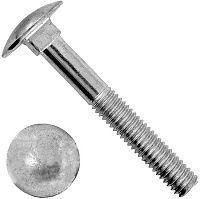 Болт мебельный с полукруглой головкой М5х20 DIN 603, нержавеющая сталь А4 Болт мебельный с полукруглой головкой М5х20 DIN 603, нержавеющая сталь А4