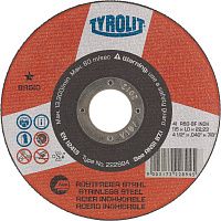 Диск отрезной по нержавеющей стали 115x1,0х22,2 мм, А60-BFB, Tyrolit Basic 34332868 Диск отрезной по нержавеющей стали 115x1,0х22,2 мм, А60-BFB, Tyrolit Basic 34332868
