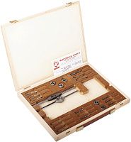 Резьбонарезной набор UNC №5-№12 HSS Bucovice 345000, крупная дюймовая резьба, 22 предмета Резьбонарезной набор UNC №5-№12 HSS Bucovice 345000, крупная дюймовая резьба, 22 предмета