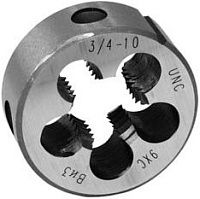 Плашка 9ХС Волжский Инструмент, дюймовая резьба UNC  Плашка 9ХС Волжский Инструмент, дюймовая резьба UNC