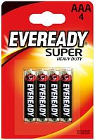 Батарейки Eveready Super Heavy Duty R03 BP4 Батарейки Eveready Super Heavy Duty R03 BP4
