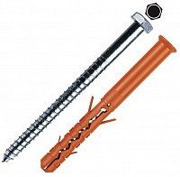 Дюбель фасадный Mungo MBR-SS 10х80 с шурупом HEX и шестигранной головкой Дюбель фасадный Mungo MBR-SS 10х80 с шурупом HEX и шестигранной головкой