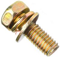 Болт шестигранный М10х1,25х30 мм с шайбой K2113 Болт шестигранный М10х1,25х30 мм с шайбой K2113