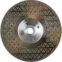 Диск алмазный по керамограниту, керамике, кафелю 125хМ14 мм Super Ceramic Flange Hilberg HM514 Диск алмазный по керамограниту, керамике, кафелю 125хМ14 мм Super Ceramic Flange Hilberg HM514