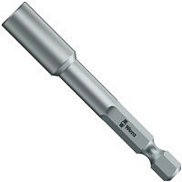 Бита магнитная с торцевой головкой под внешний шестигранник SW6 длина 65 мм, F1/4" Wera We-073503, сталь Бита магнитная с торцевой головкой под внешний шестигранник SW6 длина 65 мм, F1/4" Wera We-073503, сталь