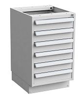 Тумба с выдвижными ящиками высота 760 мм 45/66, Treston 60749201, с защитой ESD, серая Тумба с выдвижными ящиками высота 760 мм 45/66, Treston 60749201, с защитой ESD, серая