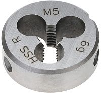 Плашка М5х0,8 мм DIN EN 22568 HSS Terrax by Ruko 237050TX Плашка М5х0,8 мм DIN EN 22568 HSS Terrax by Ruko 237050TX