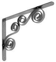 Кронштейн для полок фигурный 300х225 мм Домарт модель 7, без покрытия Кронштейн для полок фигурный 300х225 мм Домарт модель 7, без покрытия