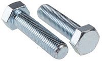 Болт шестигранный М5х55 DIN 933, класс прочности 5.8, оцинкованная сталь Болт шестигранный М5х55 DIN 933, класс прочности 5.8, оцинкованная сталь