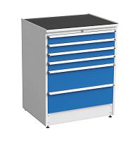 Тумба с выдвижными ящиками высота 1100 мм, нагрузка на ящик 200 кг 90/110, Treston 61407045H Тумба с выдвижными ящиками высота 1100 мм, нагрузка на ящик 200 кг 90/110, Treston 61407045H