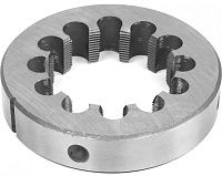 Плашка М18х2 мм D=45, точность 6g РИ, углеродистая сталь Плашка М18х2 мм D=45, точность 6g РИ, углеродистая сталь