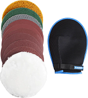 Набор для ручной шлифовки и полировки ЗУБР Эксперт 3592-180-H11, 11 шт Набор для ручной шлифовки и полировки ЗУБР Эксперт 3592-180-H11, 11 шт