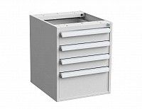 Тумба с выдвижными ящиками высота 560 мм 45/56, Treston 60649103, с защитой ESD Тумба с выдвижными ящиками высота 560 мм 45/56, Treston 60649103, с защитой ESD