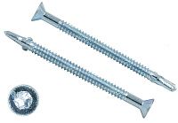 Саморез-флюгель 4,2х45 мм, шлиц T20, оцинкованная сталь Саморез-флюгель 4,2х45 мм, шлиц T20, оцинкованная сталь