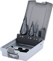 Набор ступенчатых сверл по металлу 4-12/4-20/4-30 мм, 3 шт HSS-G TiALN, NextGeneration Ruko 101026FRO Набор ступенчатых сверл по металлу 4-12/4-20/4-30 мм, 3 шт HSS-G TiALN, NextGeneration Ruko 101026FRO