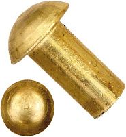 Заклепка с полукруглой головкой 5х42 DIN 660, латунь Заклепка с полукруглой головкой 5х42 DIN 660, латунь