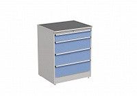 Тумба с выдвижными ящиками высота 1100 мм, нагрузка на ящик 75 кг 90/110, Treston 61407021 Тумба с выдвижными ящиками высота 1100 мм, нагрузка на ящик 75 кг 90/110, Treston 61407021