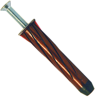 Дюбель для гипсокартона с потайным винтом 10х57 M5х75 Expandet 410660, красный Дюбель для гипсокартона с потайным винтом 10х57 M5х75 Expandet 410660, красный