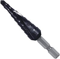 Сверло по металлу ступенчатое 4-12 мм, HSS-G TiALN Ruko 101050-9FH Сверло по металлу ступенчатое 4-12 мм, HSS-G TiALN Ruko 101050-9FH